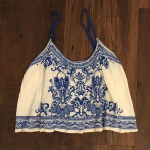 Flowy crop top